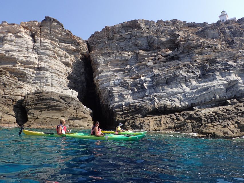 Paros: Sea Kayak Trip with Snorkeling and Snack or Picnic - Paddling Paros from the beach