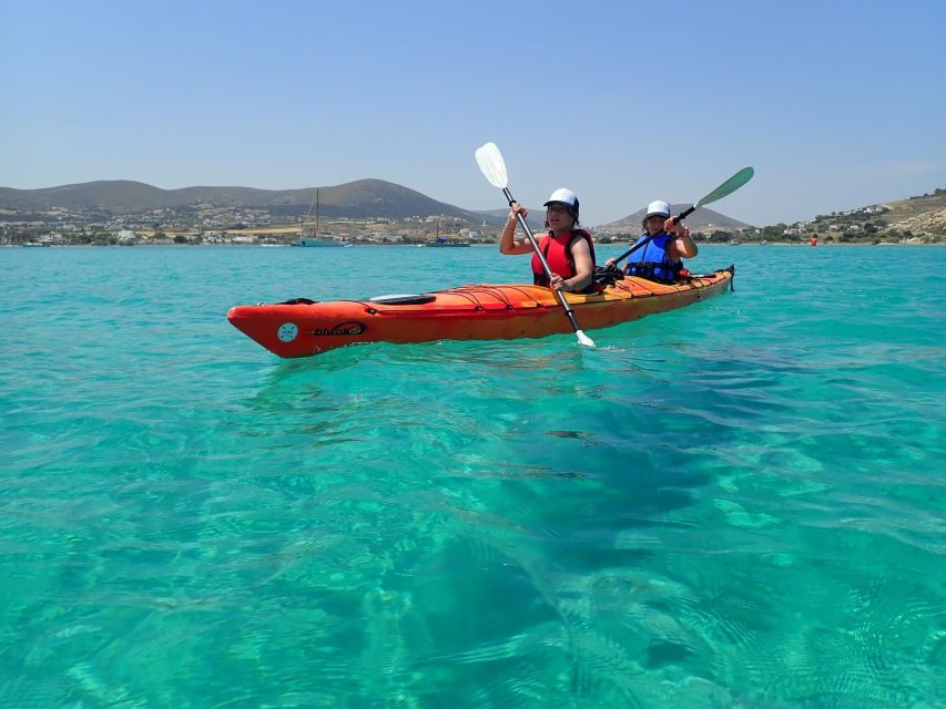 Paros: Sea Kayak Trip with Snorkeling and Snack or Picnic - Two breaks for swimming, snorkeling, and short walks