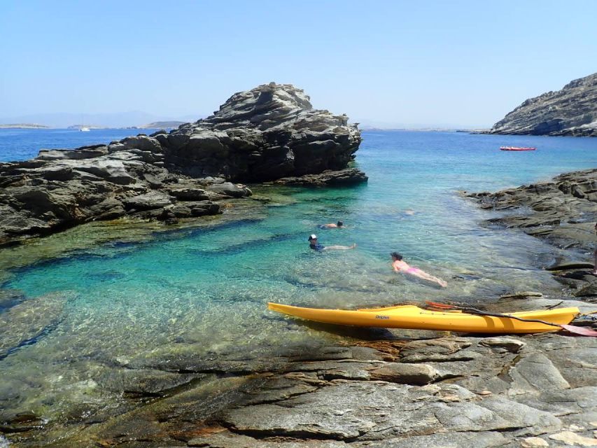 Paros: Sea Kayak Trip with Snorkeling and Snack or Picnic - What the guides add to the day