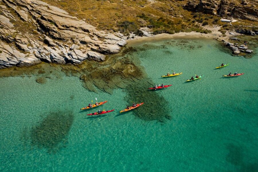 Paros: Sea Kayak Trip with Snorkeling and Snack or Picnic - Fitness, swimming, and the gear you should bring