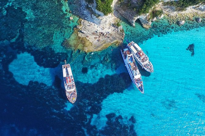 Paxos Antipaxos Blue Caves Day Tour from Corfu - Entering the Ipapanti and Ahai Blue Caves