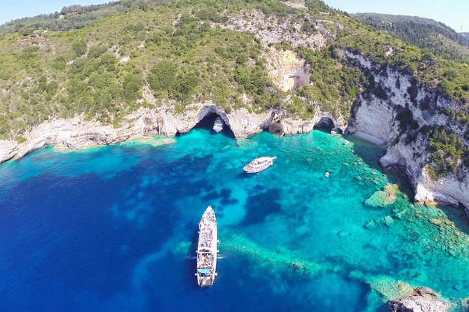 Paxos Antipaxos Blue Caves (Lakka Village) from Corfu - What kind of boat day is this?