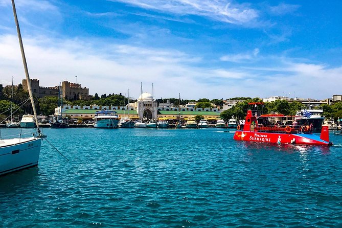 Poseidon Submarine At Mandraki Harbor - The Lower Cabin and Underwater Windows