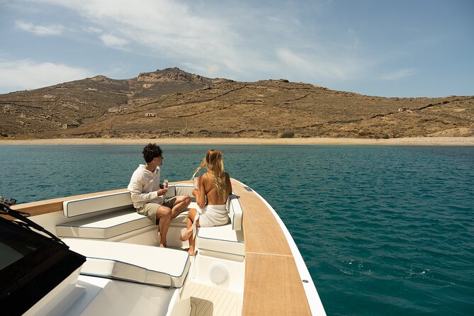 Private 5-Hour Cruise on Ultra Luxury Brand-New Yacht in Mykonos (Nevma) - Paraga and Paradise: Beach clubs and party energy