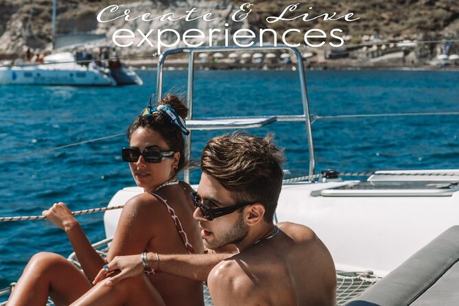 Private All Inclusive Day Cruise with Full Greek Lunch - Red Beach, where Santorini turns red