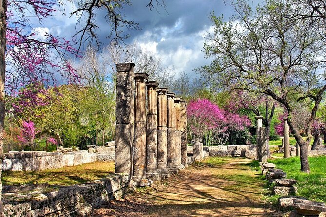 Private Excursion to Ancient Olympia - bee farm & winery - A short stroll through the modern town