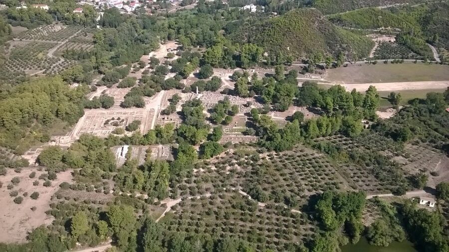 Private Guided Tour of Ancient Olympia - Standing in the ancient Olympic stadium