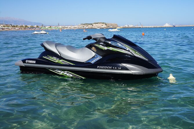 Private Jet Ski Activity on the Beach at Rethymno - A fast ride from Rethymno’s main beach