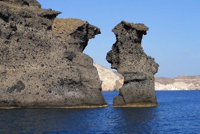 Private Luxury Santorini Catamaran Cruise with Port Pickup - Red Beach and the south coast