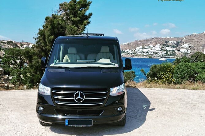 Private Luxury Transfer up to 11 Passengers - Mykonos Town requires a special meeting point