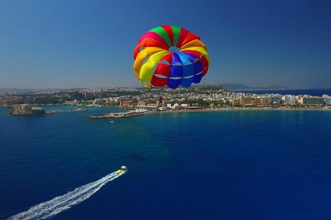 Private Parasailing at Rhodes Elli Beach - Photos Are Optional, and Quality Needs Attention