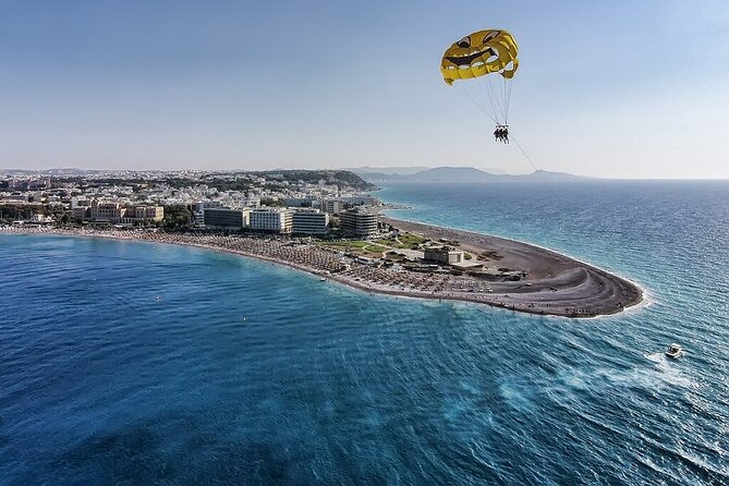 Private Parasailing at Rhodes Elli Beach - Elli Beach Makes the Timing Easy