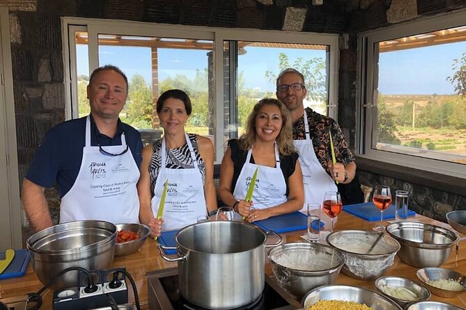Private Santorini Cooking Class & Wine Tasting Tour - Estate Argyros, a strong first tasting
