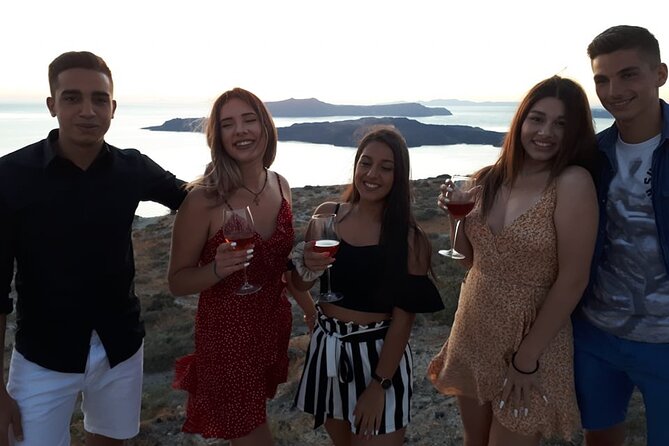 Private Santorini Sunset Picnic Experience - The picnic setup and the view