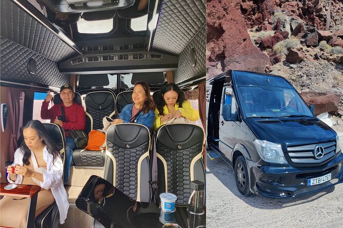 Private Transfer from-to Santorini airport to-from anywhere in Santorini Island - Comfort, luggage, and communication