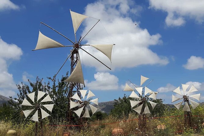 PRIVATE-Zeus Cave-Knossos-Olive oil Factory-Traditional Villages. - Lasithi Plateau and its old water mills
