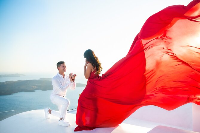 Professional Flying Dress Photoshoot In Santorini - What the final gallery includes