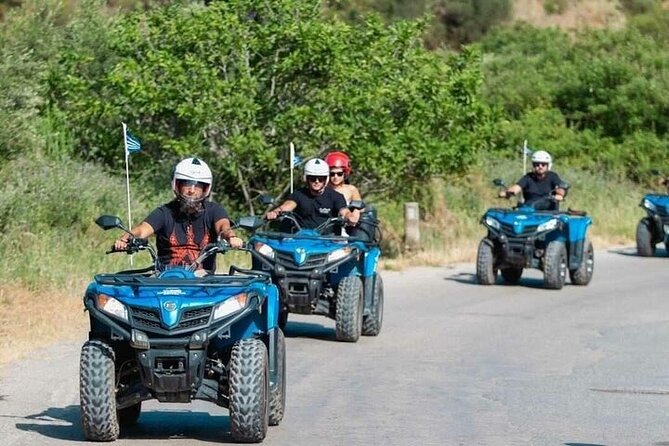 Quad ATV Safari from Georgioupolis Area - The first ride: roads, tracks, and olive country