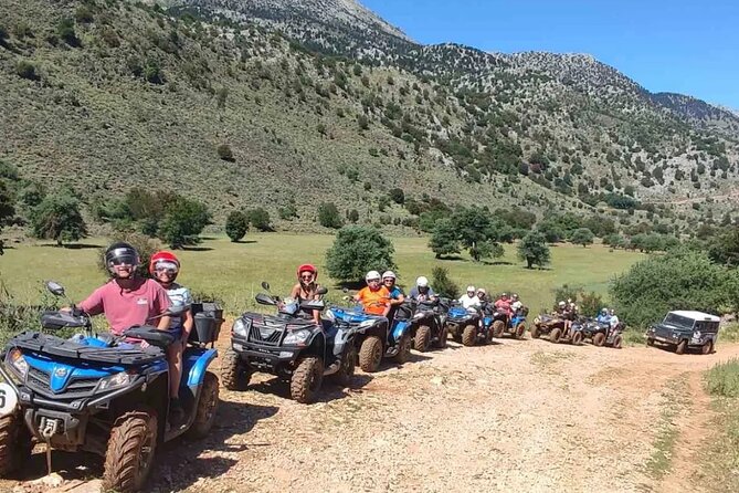 Quad ATV Safari from Georgioupolis Area - The old olive oil factory and coffee stop