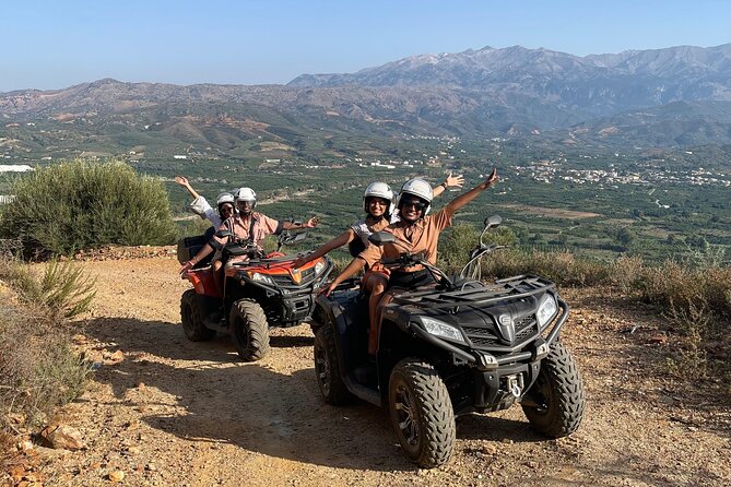Quad Safari from Platanias of Chania - Starting near Kolymvari and getting comfortable on the quad