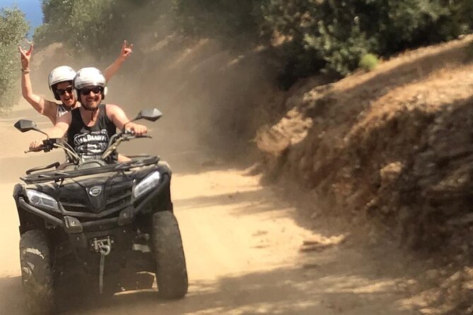 Quad Safari from Platanias of Chania - Manoliopoulo: the first move into the hills