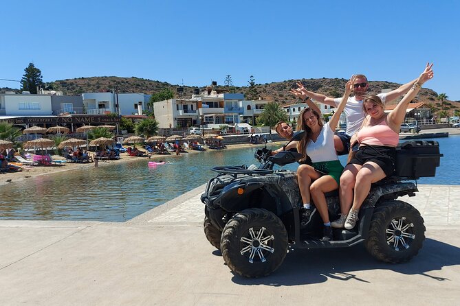 Quad Safari Off-Road Tour - A swim at Milatos Beach
