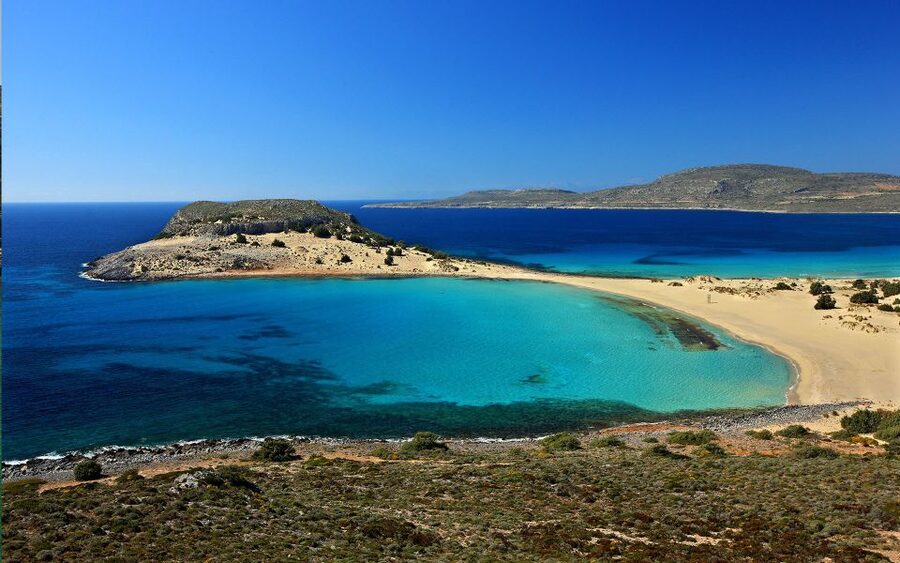 Rethymno Area: Gramvousa Island & Balos, Boat Ticket Extra - Balos Lagoon: beautiful, shallow, and busy