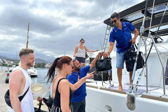 Rethymno Catamaran Cruise: Healthy Lunch & Open Bar - The northern coast sail to Georgioupoli Bay