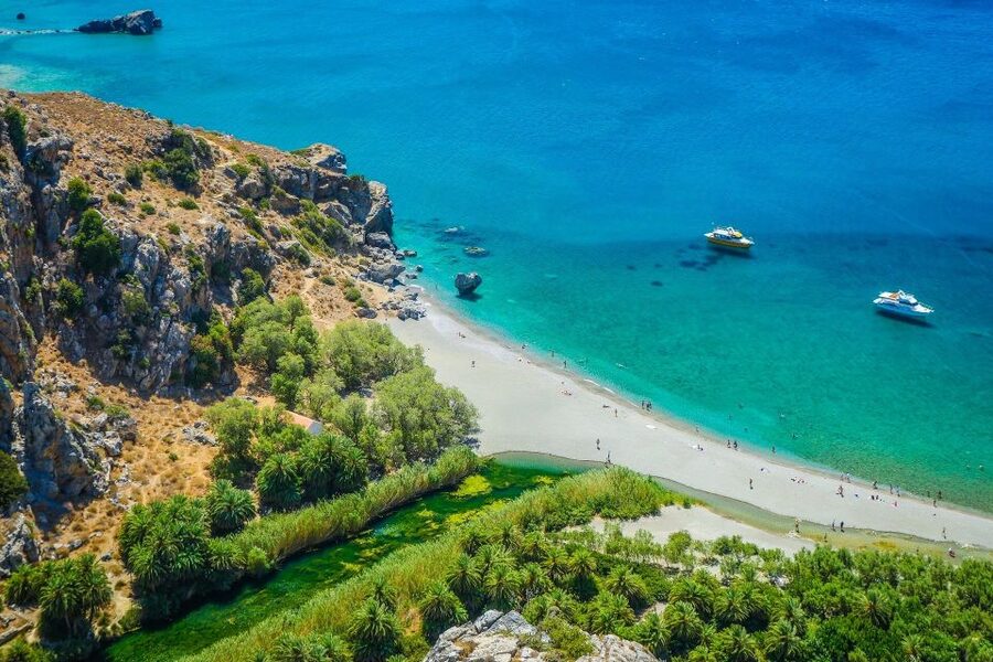 Rethymno: Preveli Beach Damnoni Beach Kourtaliotiko Day Trip - Returning to Damnoni, then on to Plakias