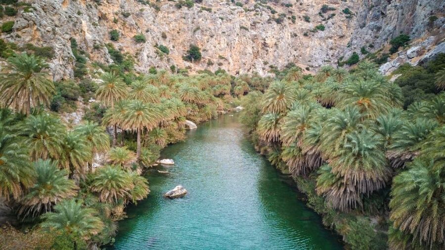 Rethymno: Preveli Beach Damnoni Beach Kourtaliotiko Day Trip - The coach ride from Rethymno