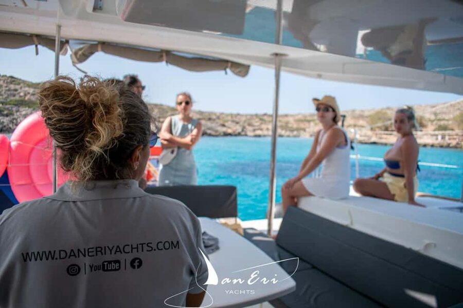 Rethymno: Sailing Catamaran Cruise with Meal & Drinks - The outward sail along Crete’s north coast