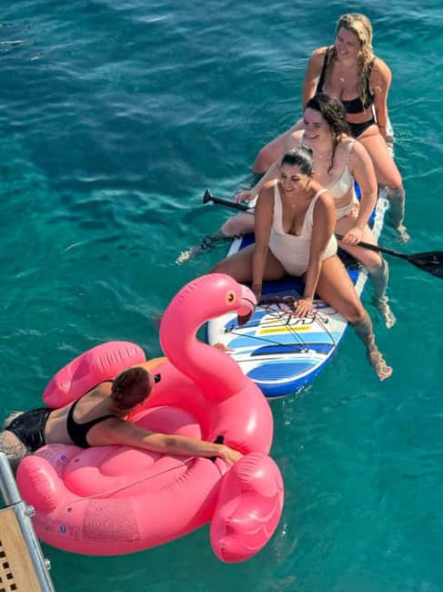 Rethymno: Sailing Catamaran Cruise with Meal & Drinks - The Georgioupoli bay stop