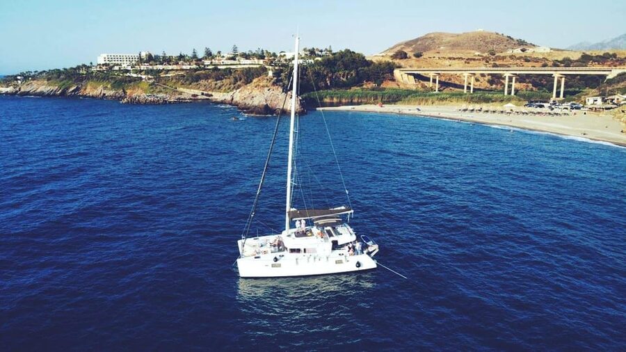 Rethymno: Sunset Catamaran Cruise - Sushi & Open Bar - The Geropotamos Beach swimming stop