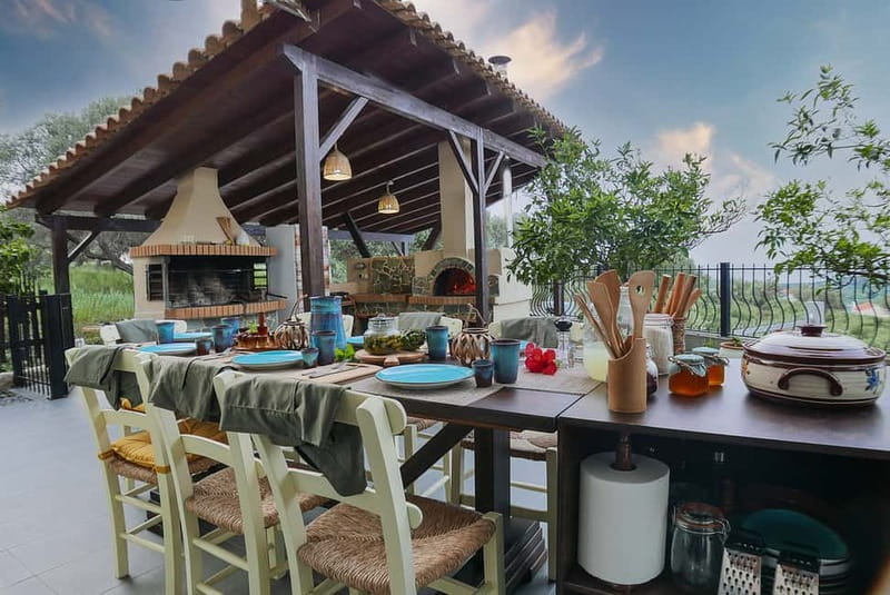 Rethymno: Traditional Cooking Class in a Cretan Village - A village kitchen with a view
