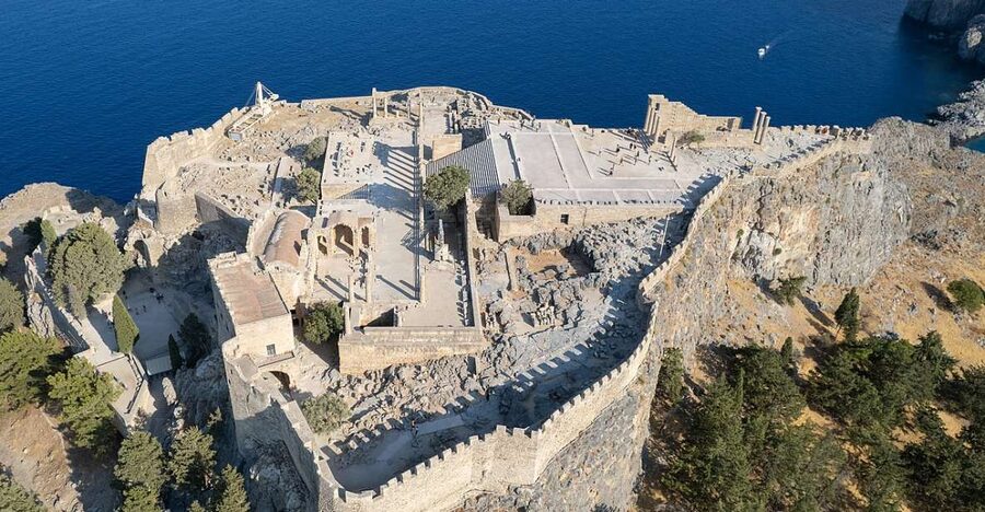 Rhodes: Acropolis of Lindos Entry Ticket with Audio Guide - The Temple of Athena Lindia and the ancient sanctuary