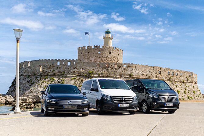Rhodes Airport Transfer to Rhodes Town city or Faliraki (ONE WAY - Meeting your driver at Diagoras Airport