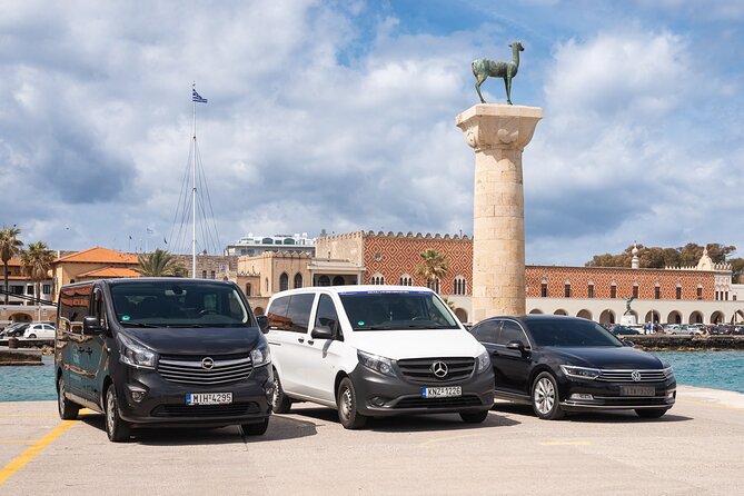 Rhodes Airport Transfer to Rhodes Town city or Faliraki (ONE WAY - Rhodes Town or Faliraki: confirm the address