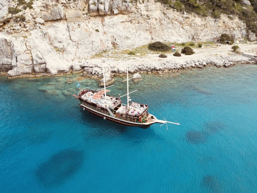 Rhodes: All Inclusive Day Cruise with BBQ & Unlimited Drinks - Anthony Quinn Bay and its clear water