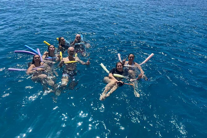 Rhodes Bay to Bay Swim Cruise-Greek Buffet w/wine included - Ladiko and Faliraki from the sea