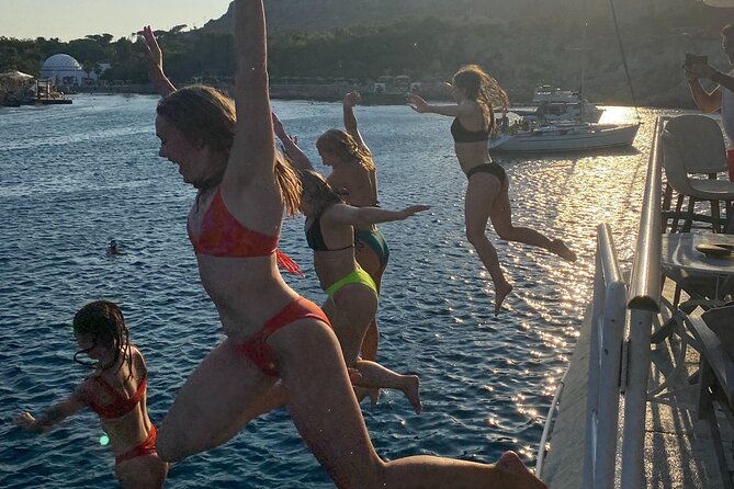 Rhodes Bay to Bay Swim Cruise-Greek Buffet w/wine included - Who will enjoy this Rhodes cruise most?