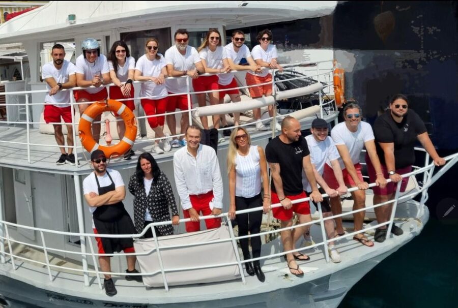 Rhodes: Bay to Bay Swim Cruise with Greek Buffet and Wine - Along the coast past Faliraki and Ladiko