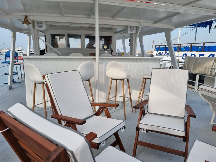 Rhodes: Bay to Bay Swim Cruise with Greek Buffet and Wine - Afandou Beach and the Traganou Caves