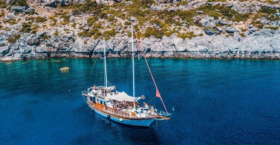 Rhodes: Cruise with 3 Stops, Lunch and Unlimited Drinks - Key points to know before booking