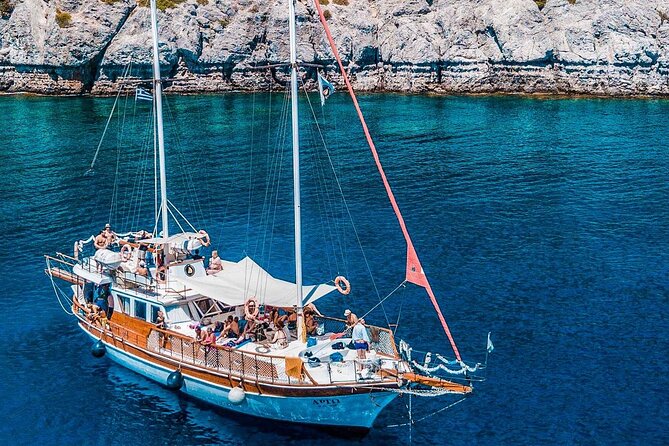 Rhodes Day Cruise (with lunch & unlimited drinks) 5,5 Hours - A relaxed way to see the Rhodes coast
