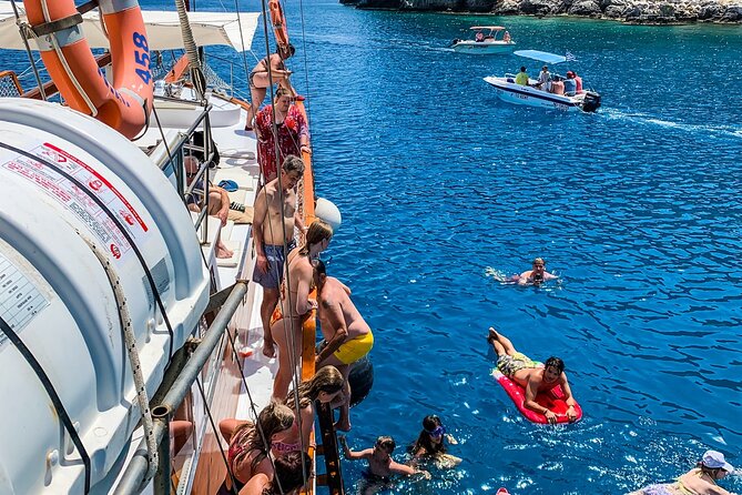 Rhodes Day Cruise (with lunch & unlimited drinks) 5,5 Hours - Kallithea Springs: clear water to finish