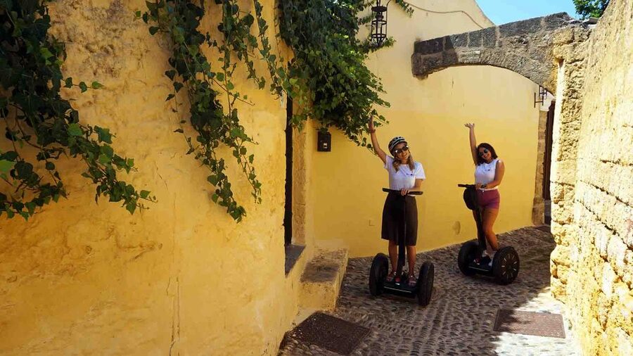 Rhodes: Discover the Medieval City on a Segway - The medieval moat and city walls