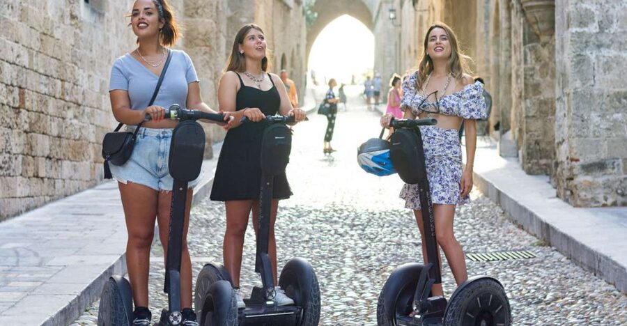 Rhodes: Discover the Medieval City on a Segway - The first ten minutes: learning to ride