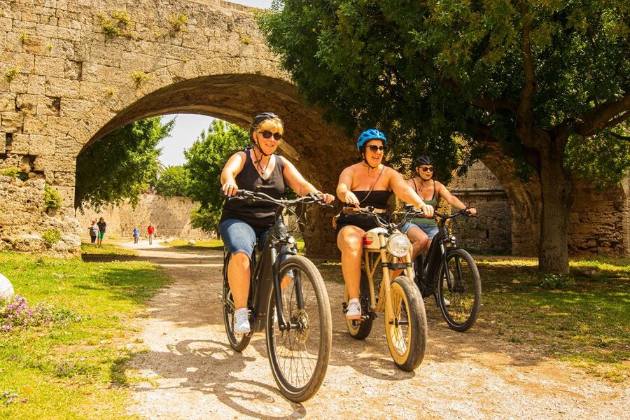 Rhodes: E-bike Highlights Sunset or Morning Photo Tour - Starting beside Mandraki Harbour