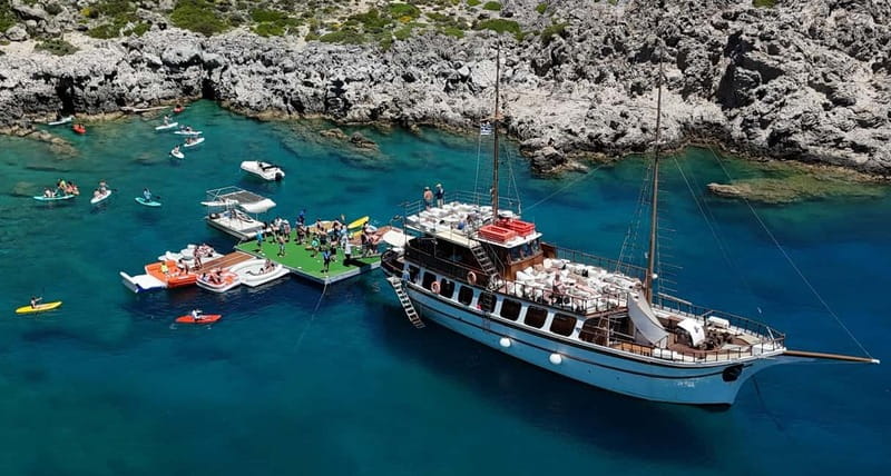 Rhodes: Gulet Trip with Food, Drinks, SUP, Kayak & Swimming - Key points to know before you book