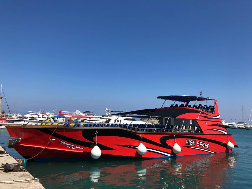 Rhodes: High Speed Boat Trip to Lindos - Arriving at Lindos Harbour